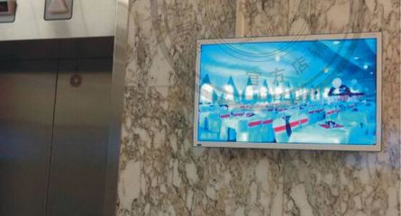 双面广告机 22寸竖屏壁挂液晶广告机的应用与优势